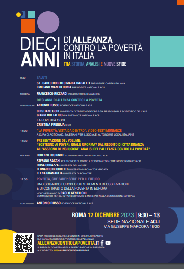 Dieci anni di Alleanza contro la povertà