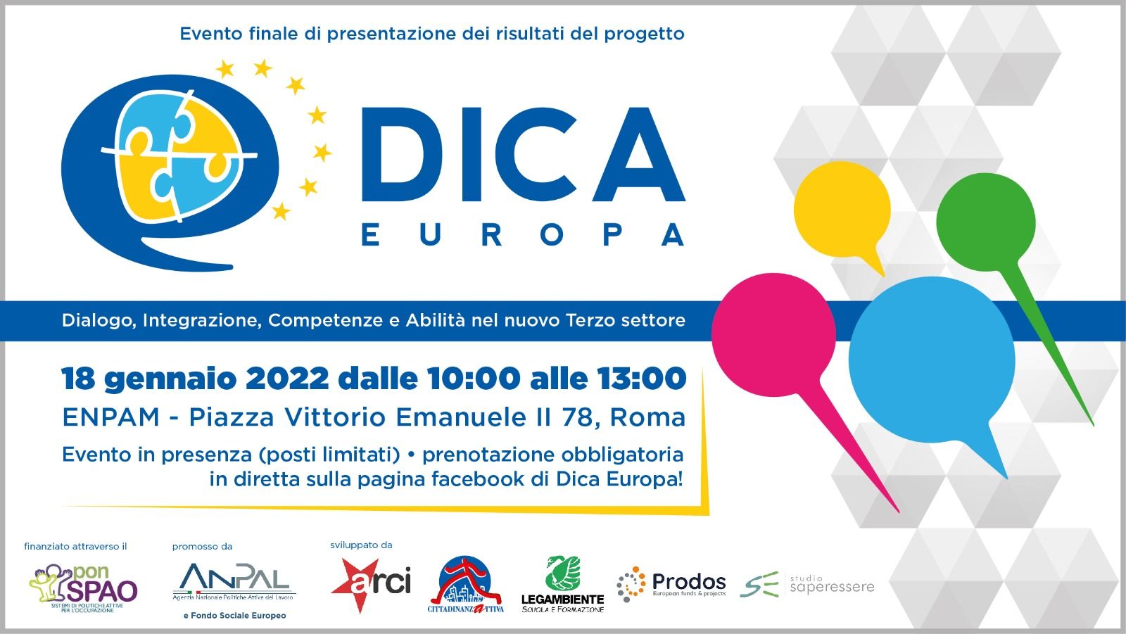 Dica Europa! evento finale