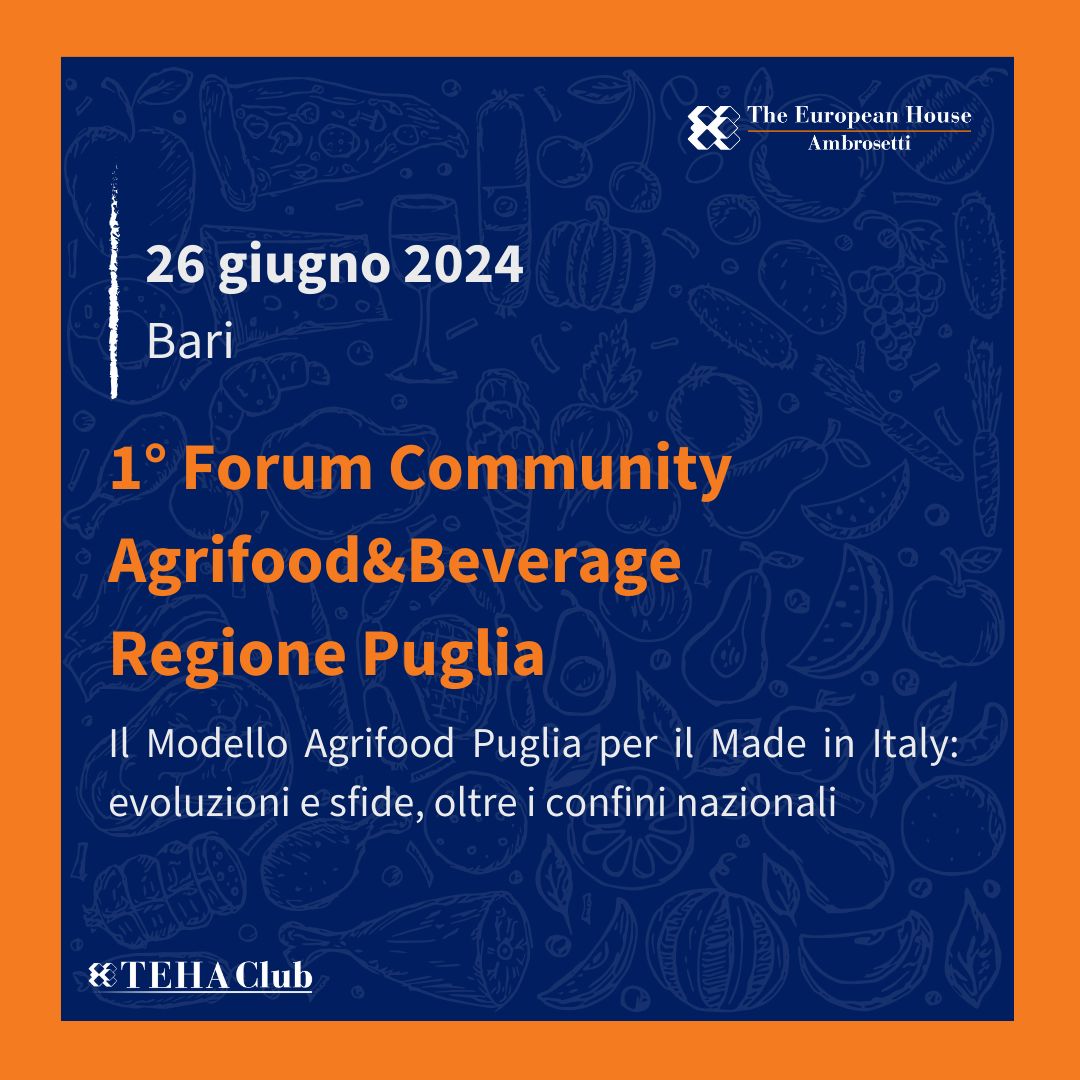 Il Modello Agrifood Puglia per il Made in Italy: evoluzioni e sfide, oltre i confini nazionali