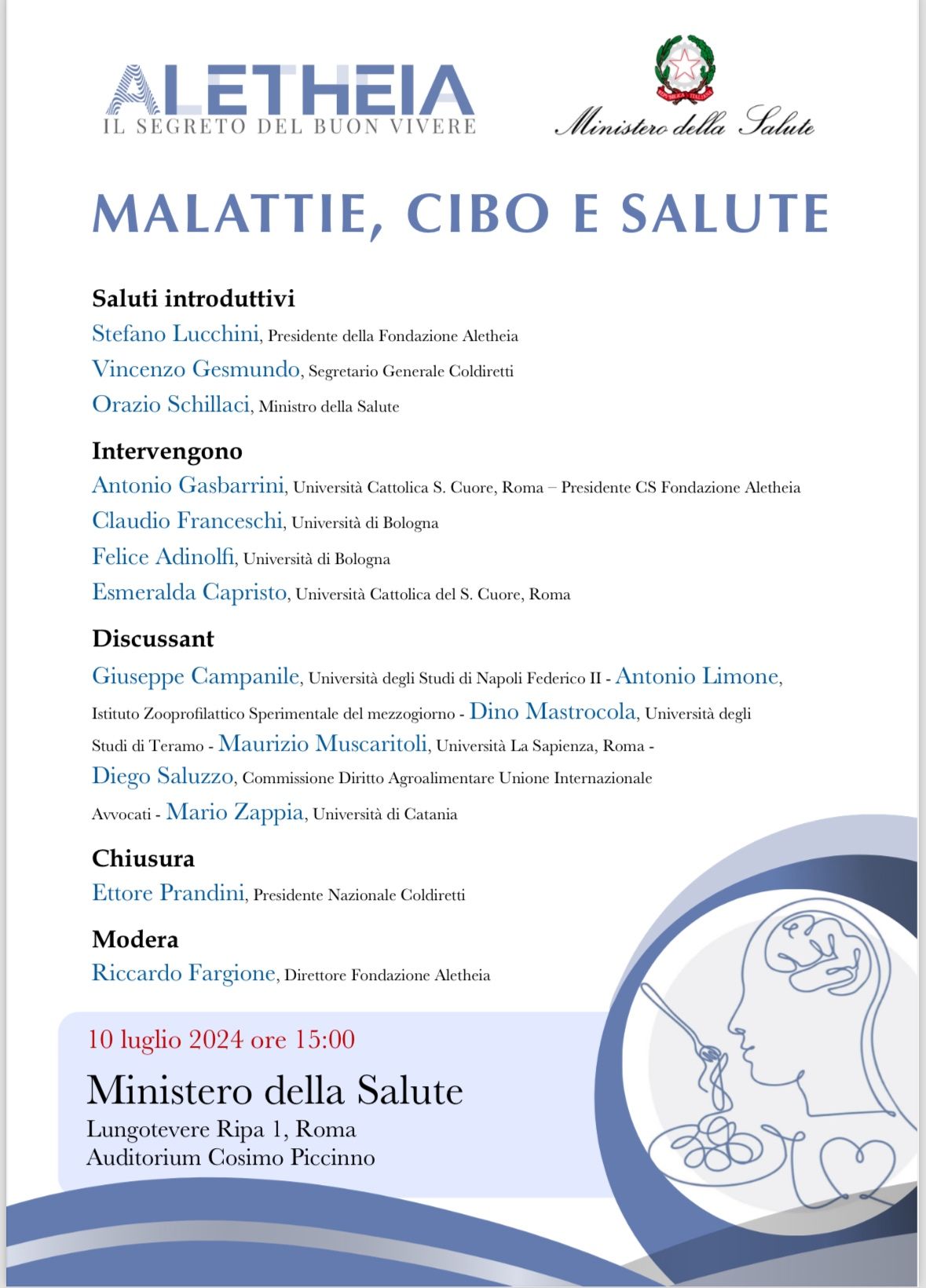 Malattie, cibo e salute