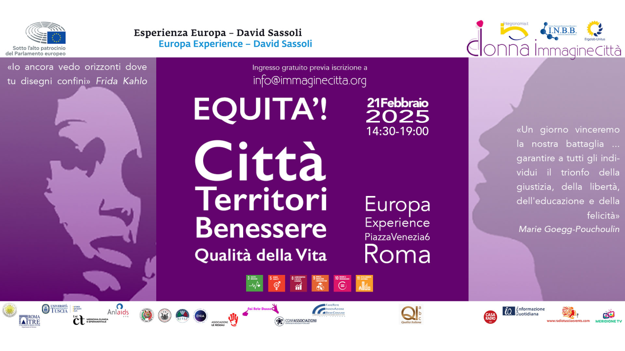 Equità! Città e Territori per il Benessere e la Qualità della Vita.