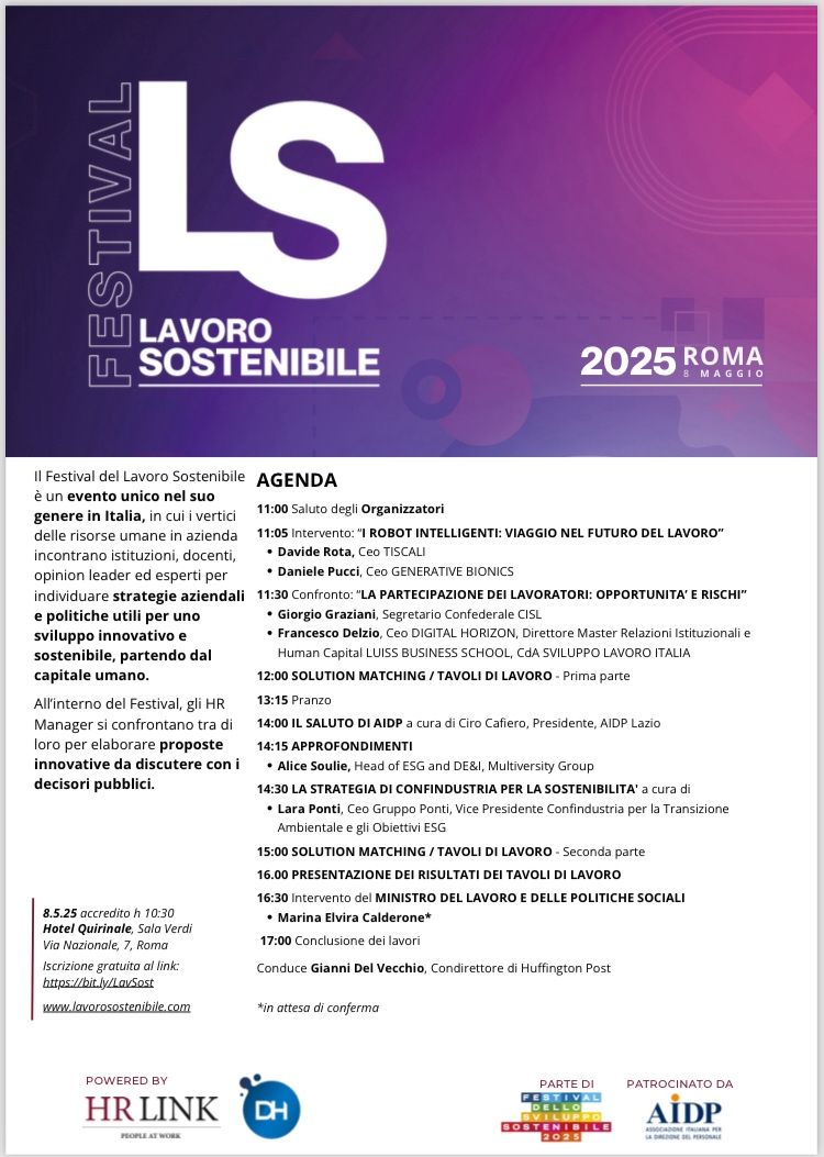 Festival del lavoro sostenibile