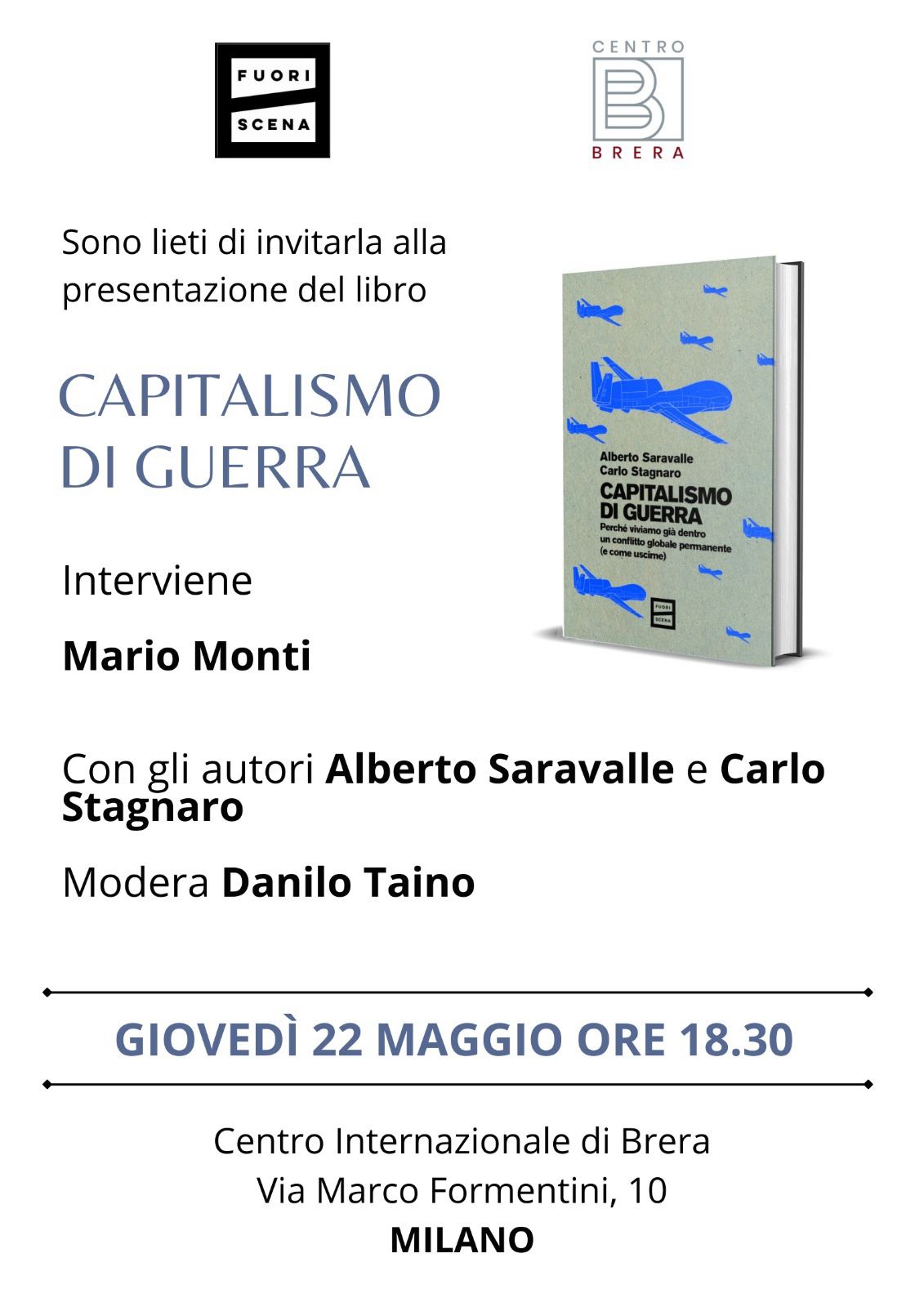Presentazione del libro: "Capitalismo di guerra"