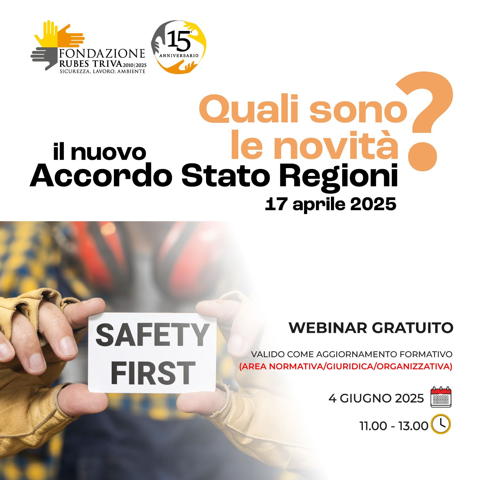 Il nuovo Accordo Stato-Regioni del 17 aprile 2025