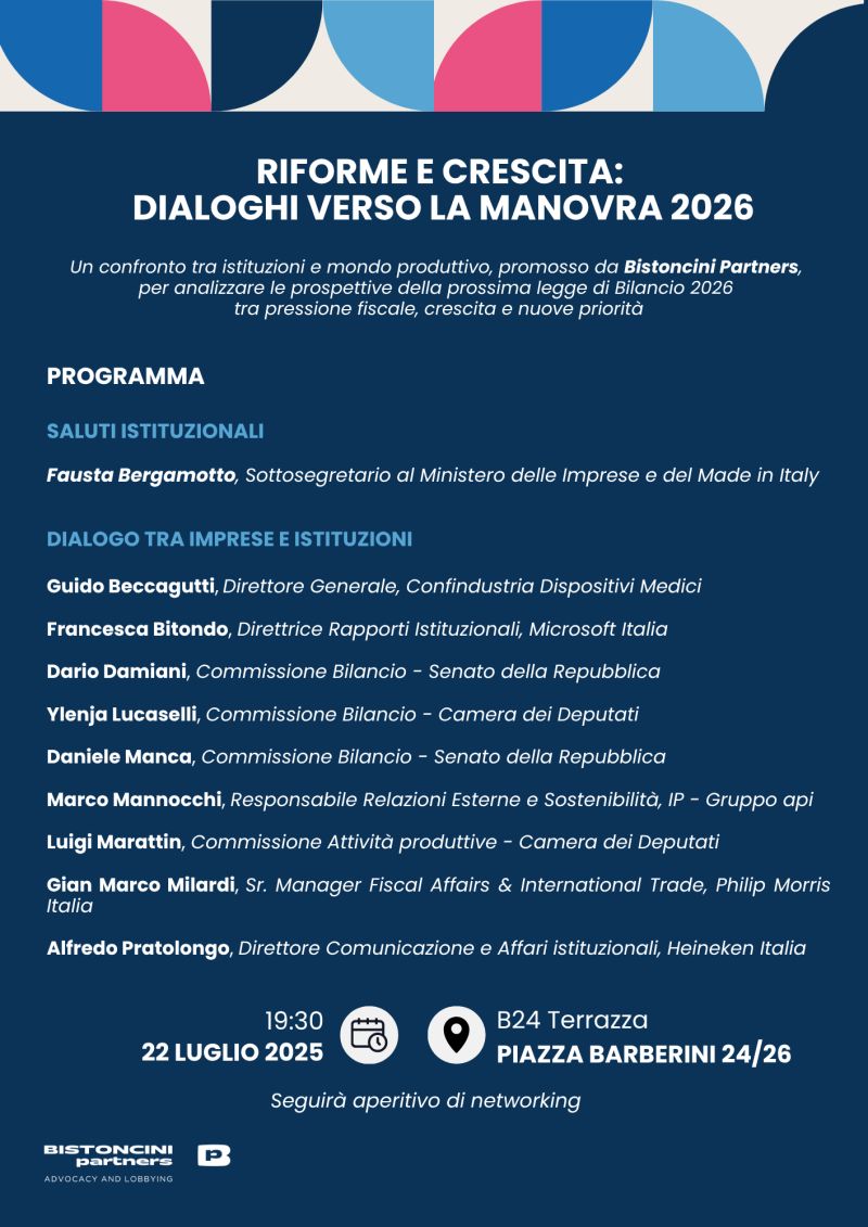 Riforme e crescita: dialoghi verso la Manovra 2026
