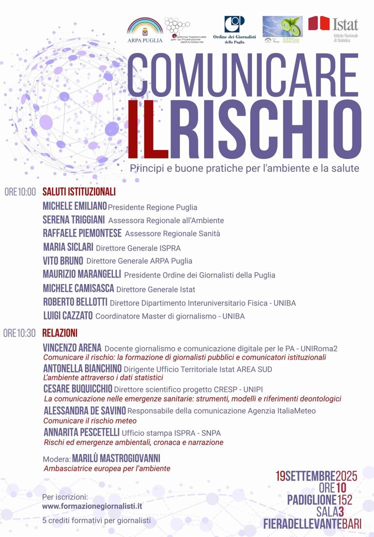 Comunicare il rischio – Principi e buone pratiche per l’ambiente e la salute
