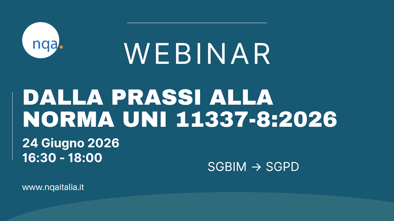Dalla prassi alla norma UNI 11337-8:2026