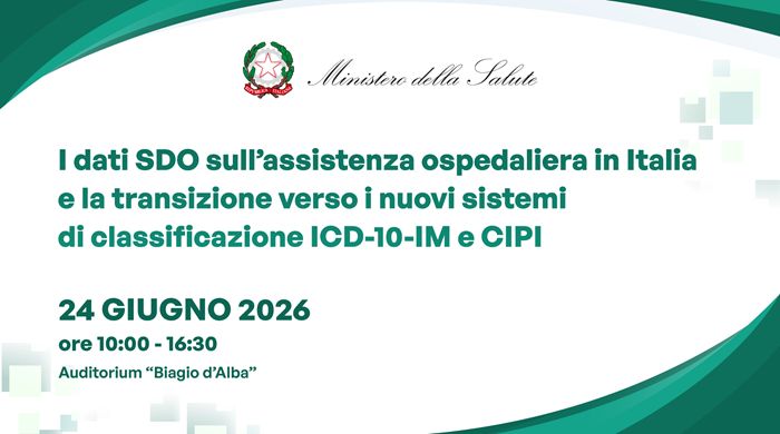I dati SDO sull'assistenza ospedaliera in Italia e la transizione verso i nuovi sistemi di classificazione ICD-10-IM e CIPI