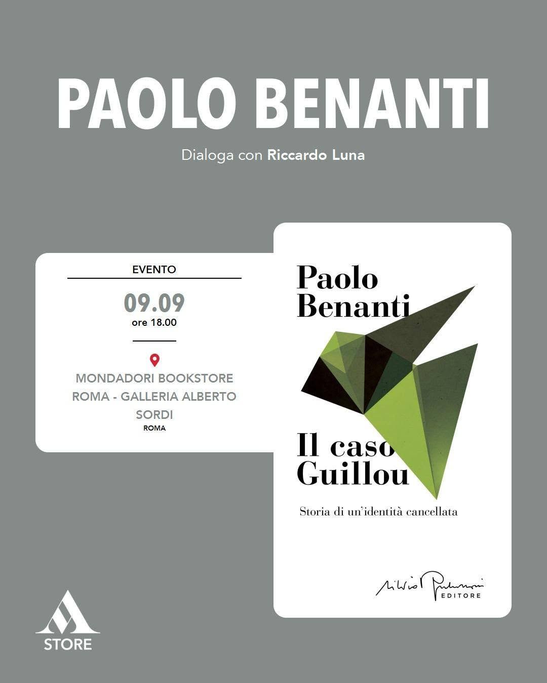 Presentazione del libro: "Il caso Guillou. Storia di un’identità cancellata" di Paolo Benanti