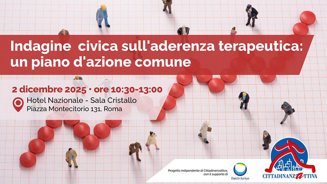 Indagine civica sull’aderenza terapeutica: un piano d'azione comune