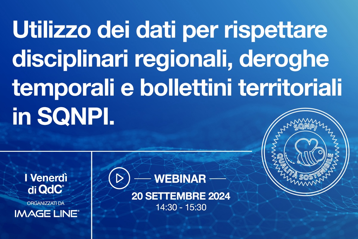 Utilizzo dei dati per rispettare disciplinari regionali, deroghe temporali e bollettini territoriali in Sqnpi