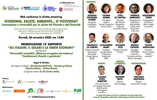 Gli italiani, il solare e la green economy