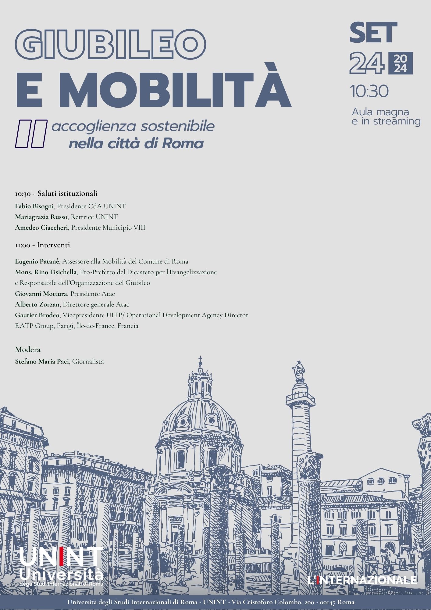 Giubileo e mobilità. Accoglienza sostenibile nella città di Roma