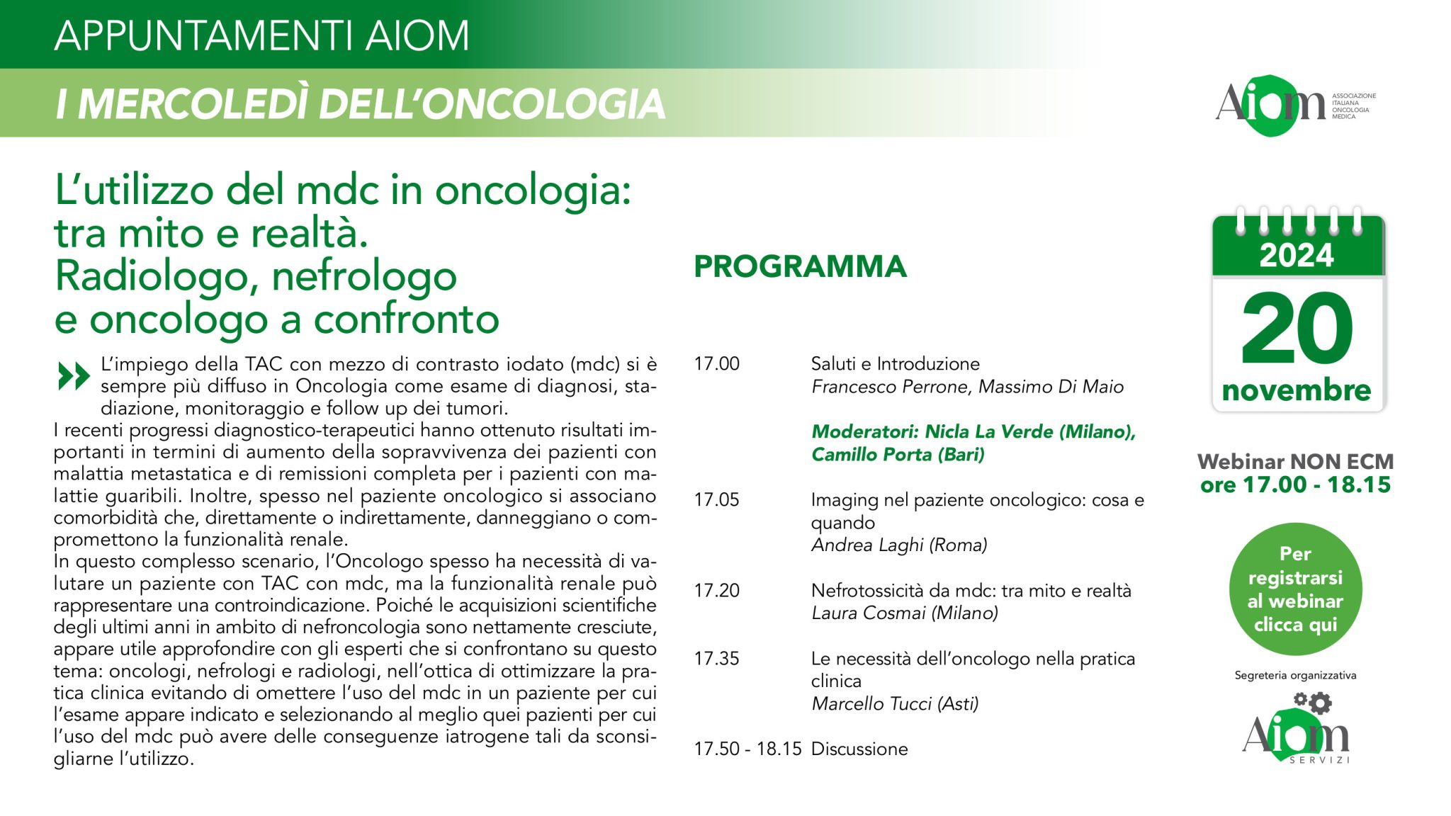 L’utilizzo del mdc in oncologia: tra mito e realtà