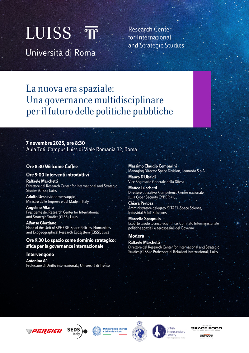 La nuova era spaziale: una governance multidisciplinare per il futuro delle politiche pubbliche