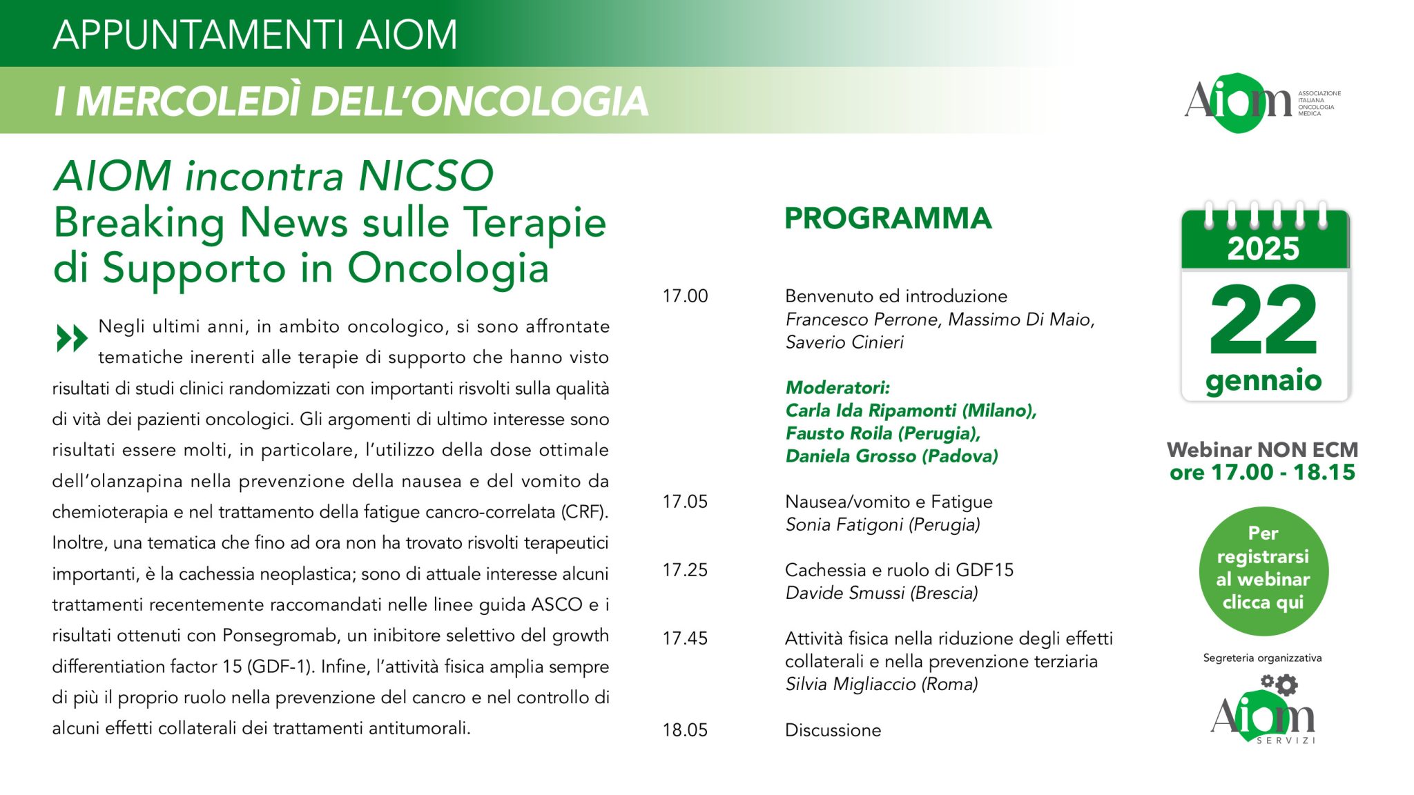 Breaking News sulle Terapie di Supporto in Oncologia