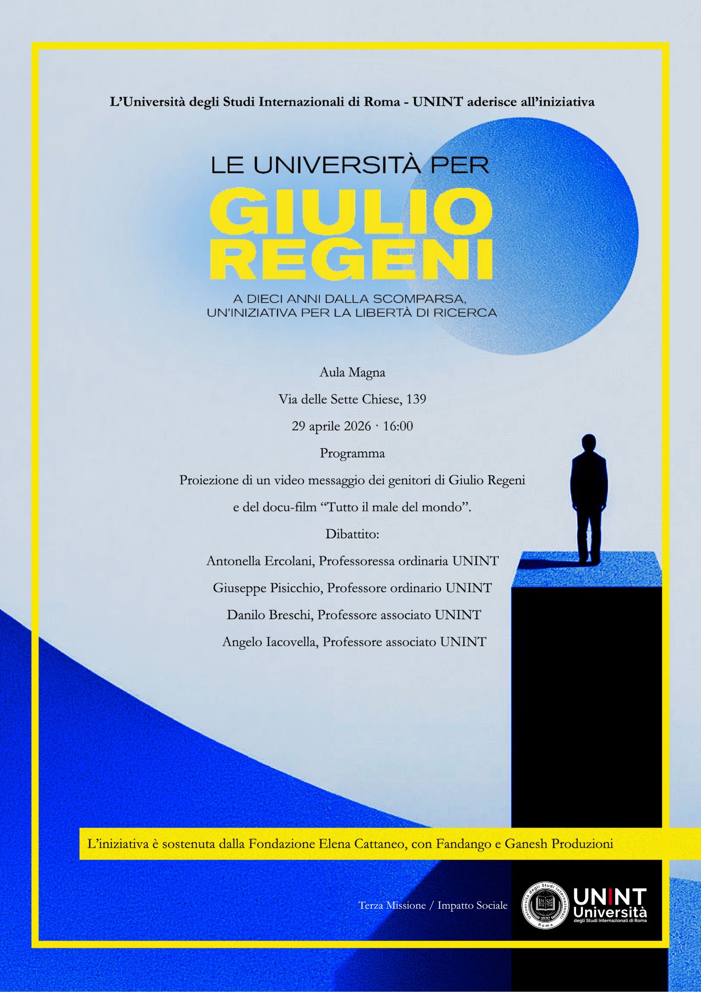 Le Università per Giulio Regeni