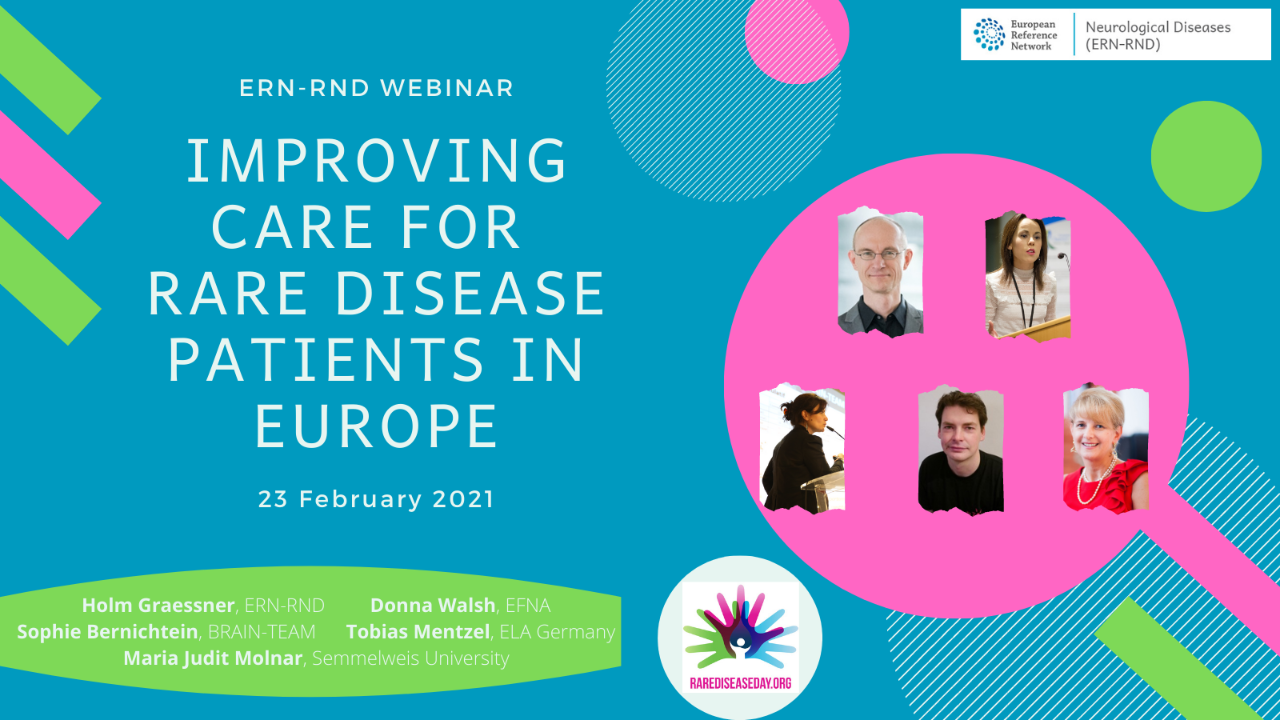 Improving care of rare disease patients in Europe - Rare Disease Day 2021