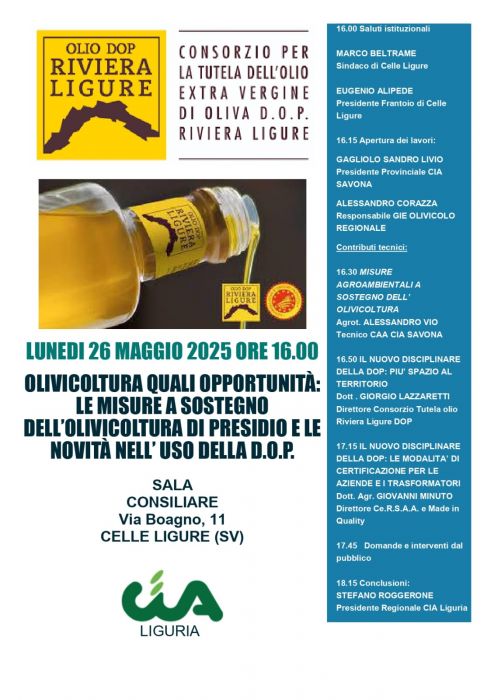 Olivicoltura quali opportunità: le misure a sostegno dell’olivicoltura di presidio e le novità nell’uso della DOP