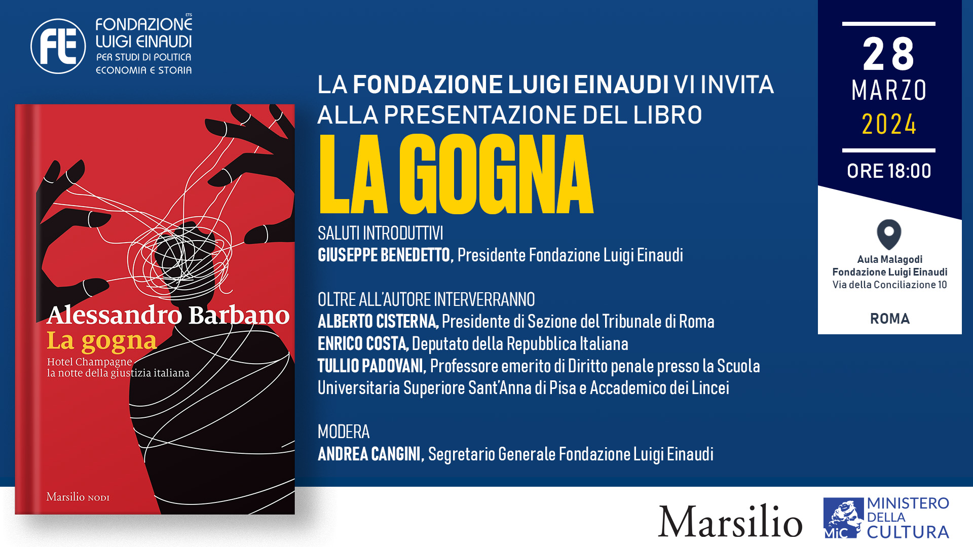 Presentazione del libro: "La Gogna"