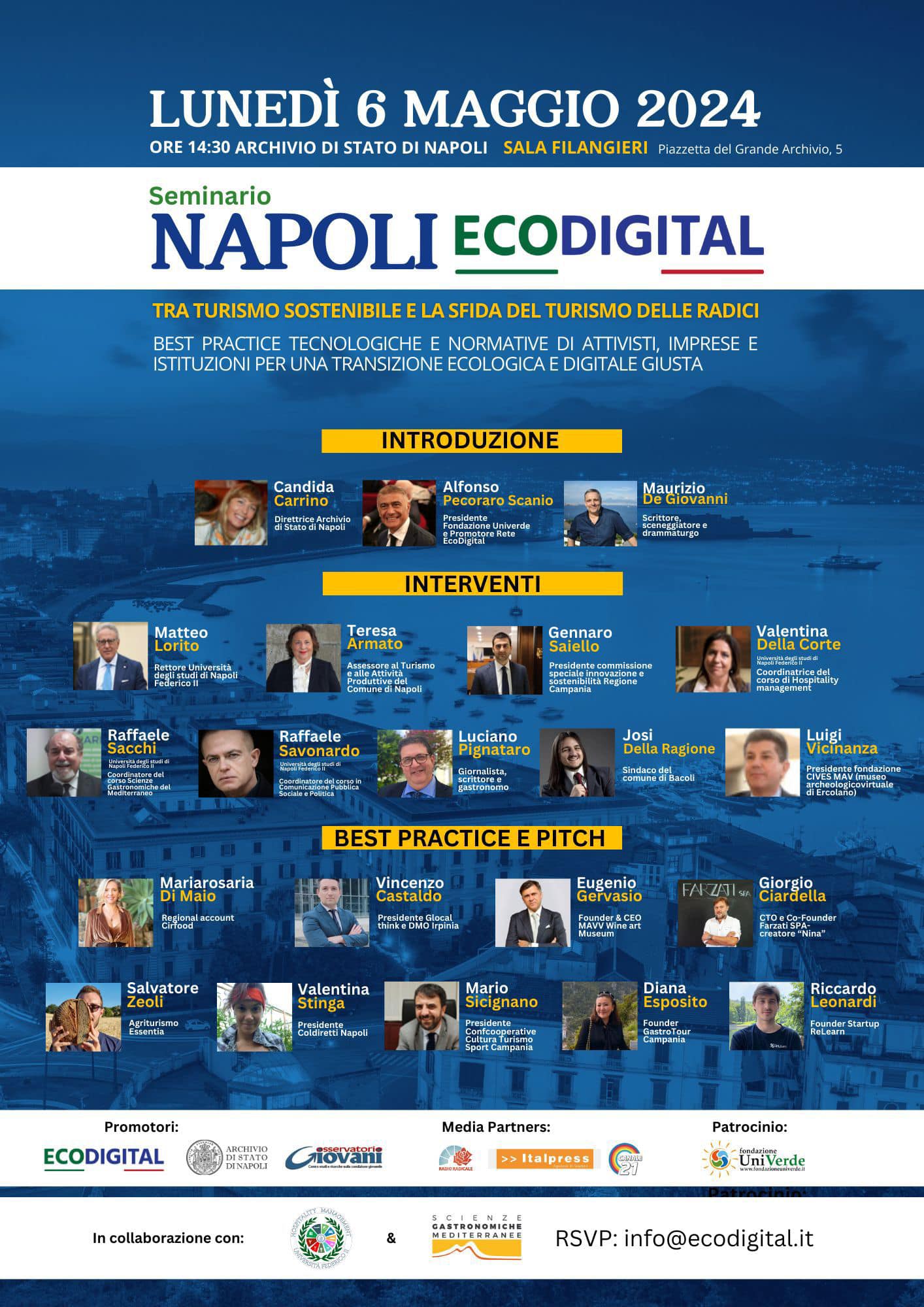 Napoli EcoDigital. Tra turismo sostenibile e la sfida del turismo delle radici