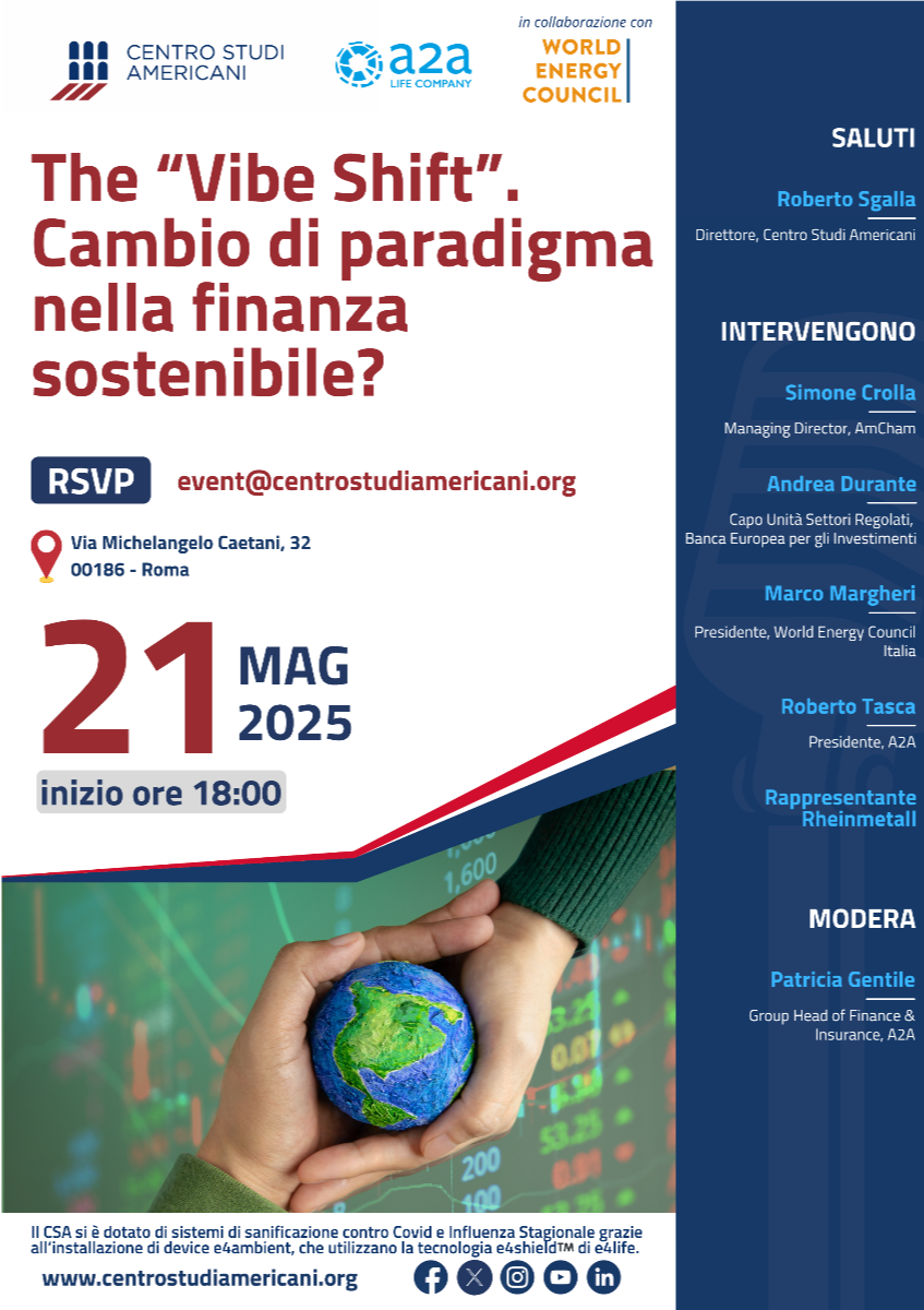 The “Vibe Shift”. Cambio di paradigma nella finanza sostenibile?