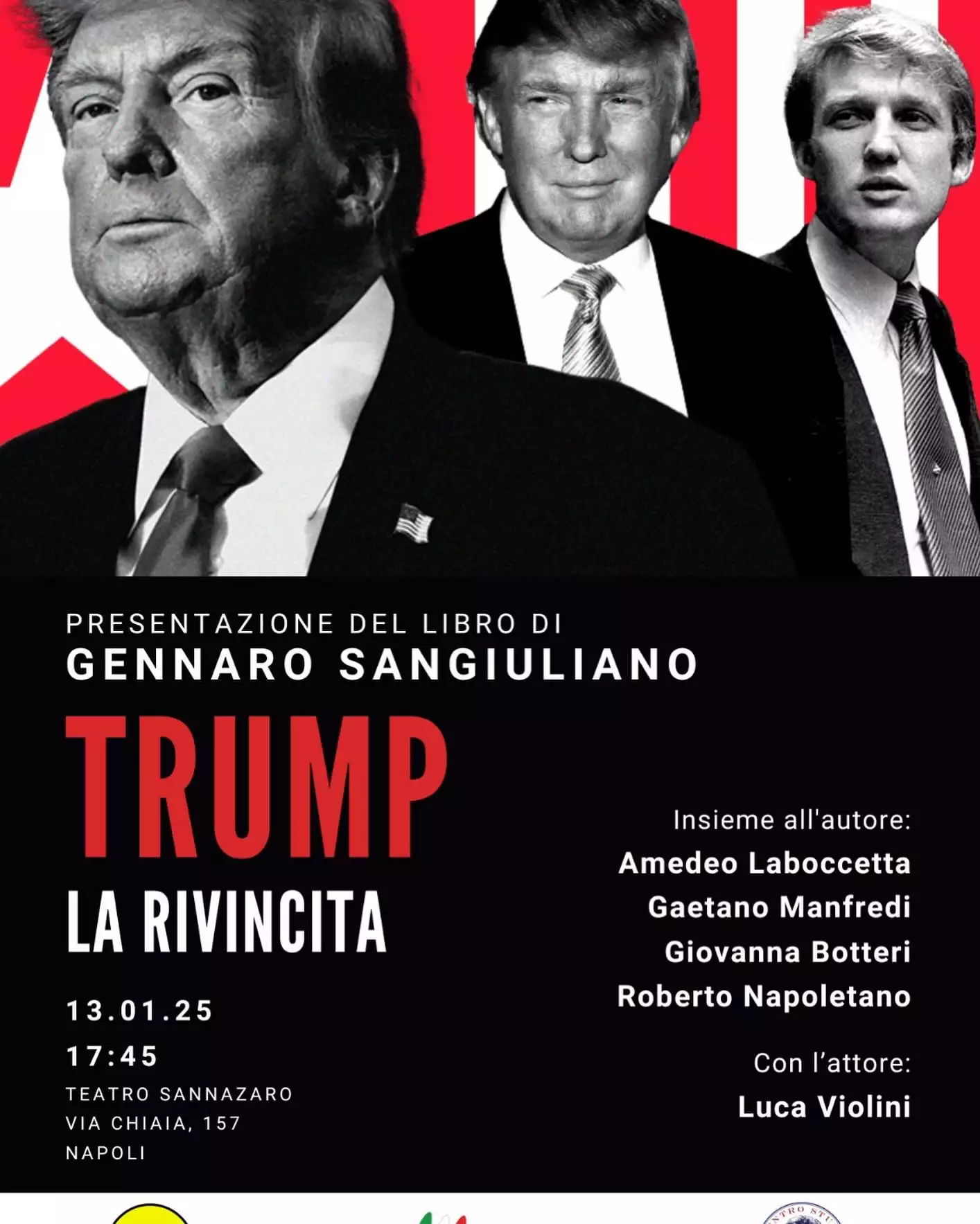 Presentazione del libro: "Trump. La rivincita" di Gennaro Sangiuliano