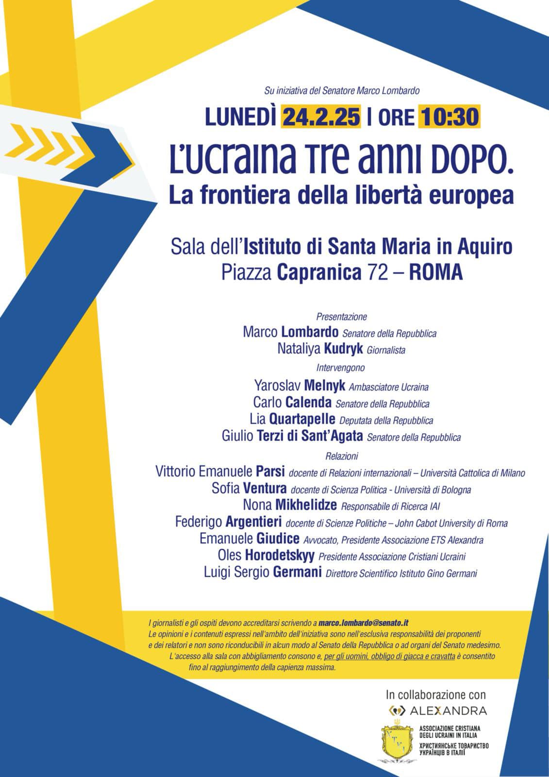 L'Ucraina tre anni dopo. La frontiera della libertà europea