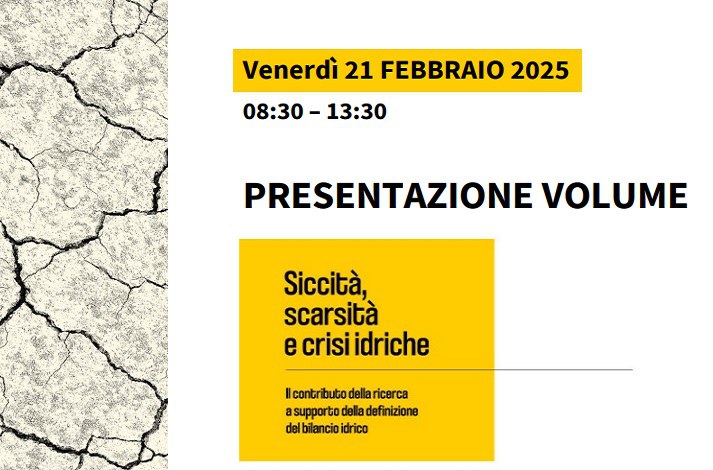 Siccità, scarsità e crisi idriche - Il contributo della ricerca a supporto della definizione del bilancio idrico