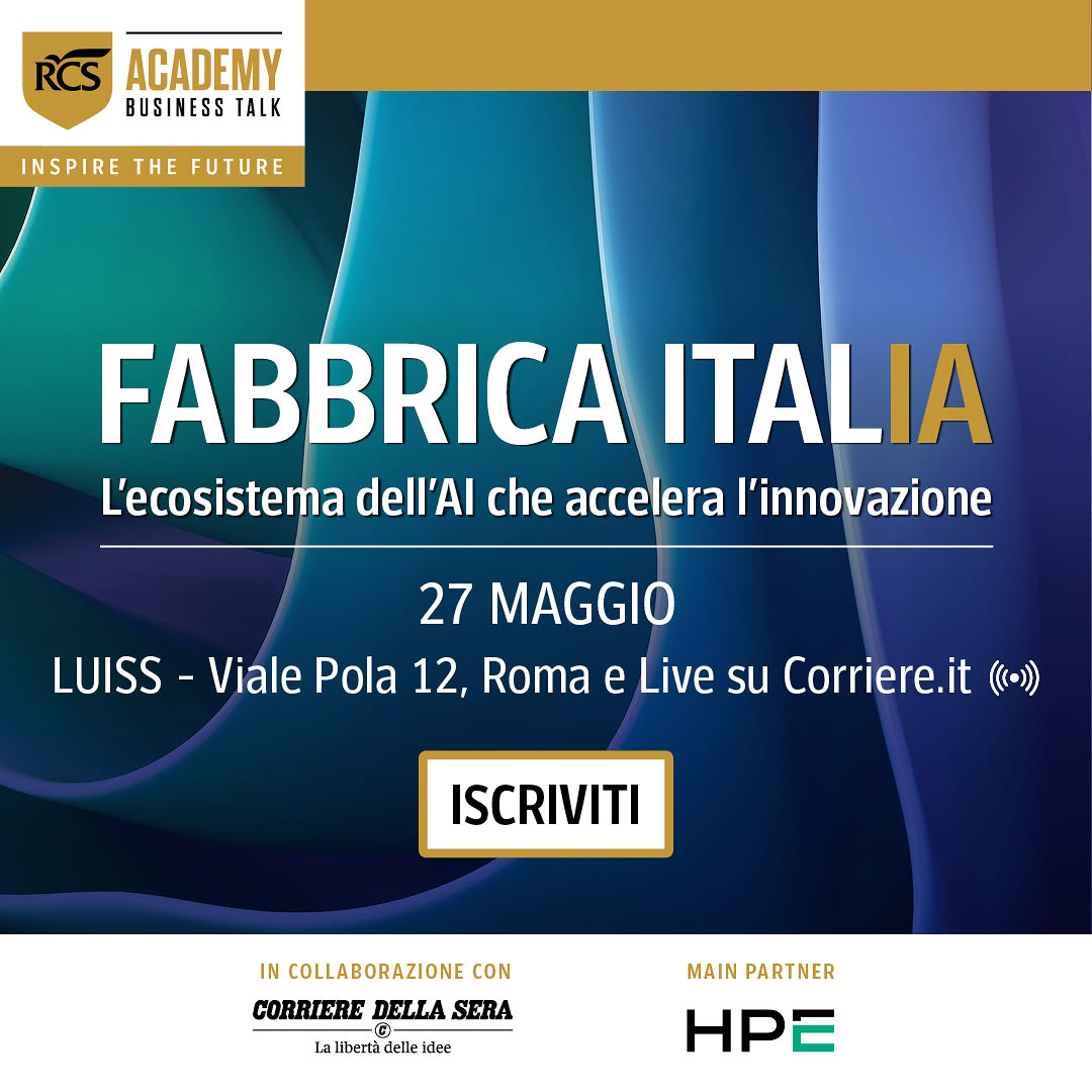 Fabbrica ITALIA - L'ecosistema dell'AI che accelera l'innovazione