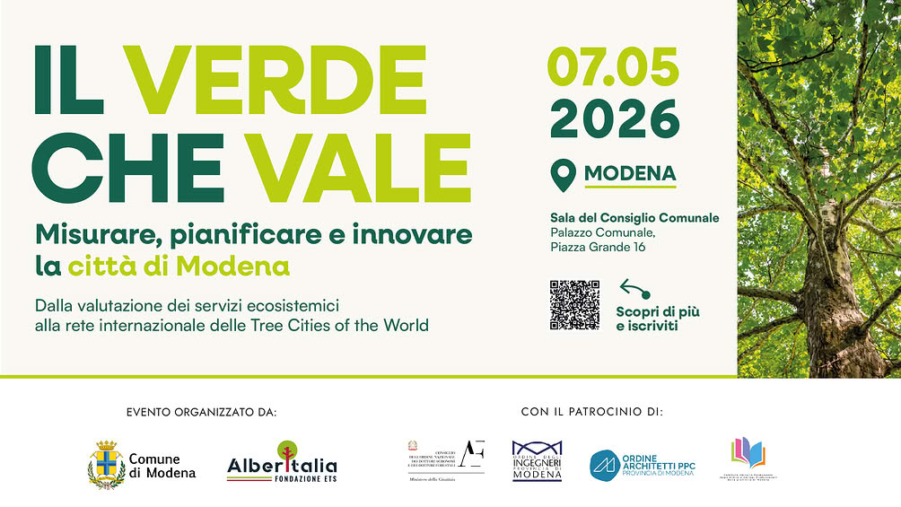 Il verde che vale: misurare, pianificare e innovare la città di Modena