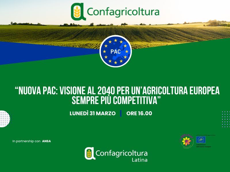 Nuova PAC: Visione al 2040 per un'agricoltura sempre più competitiva