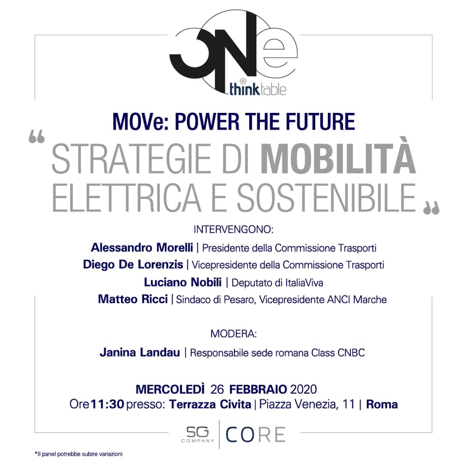 MOVe: power the future. Strategie di mobilità elettrica e sostenibile