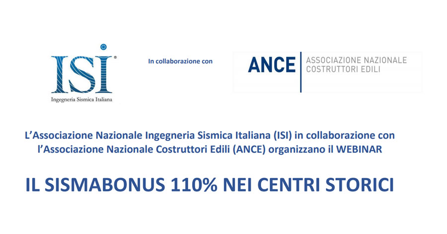 Il Sismabonus 110% nei centri storici