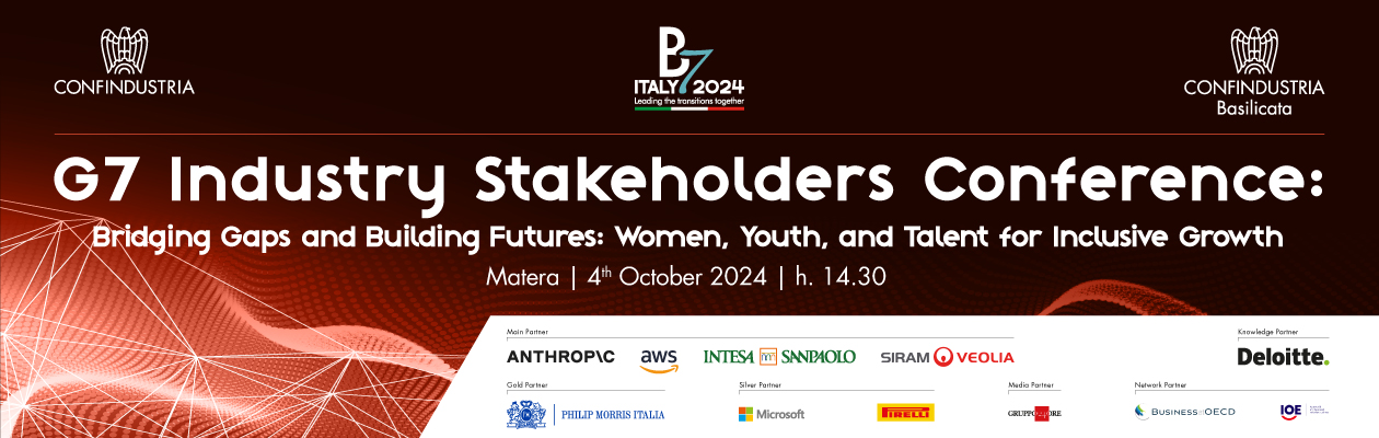 G7 Industry Stakeholder Conference – Bridging Gaps and Building Futures: Women, Youth, and Talent for Inclusive Growth