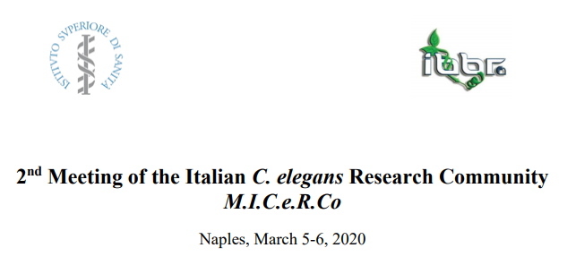 2nd Meeting of the Italian C. elegans Research Community (M.I.C.e.R.Co)