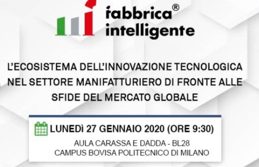 L’Ecosistema dell’Innovazione tecnologica nel settore manifatturiero di fronte alle sfide del mercato globale