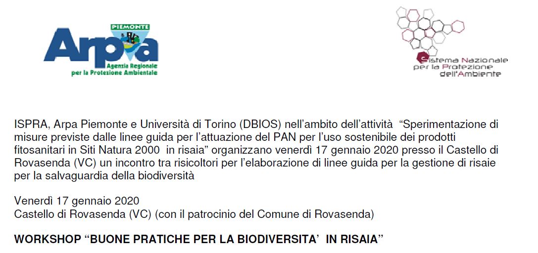 Buone pratiche per la biodiversità in risaia 