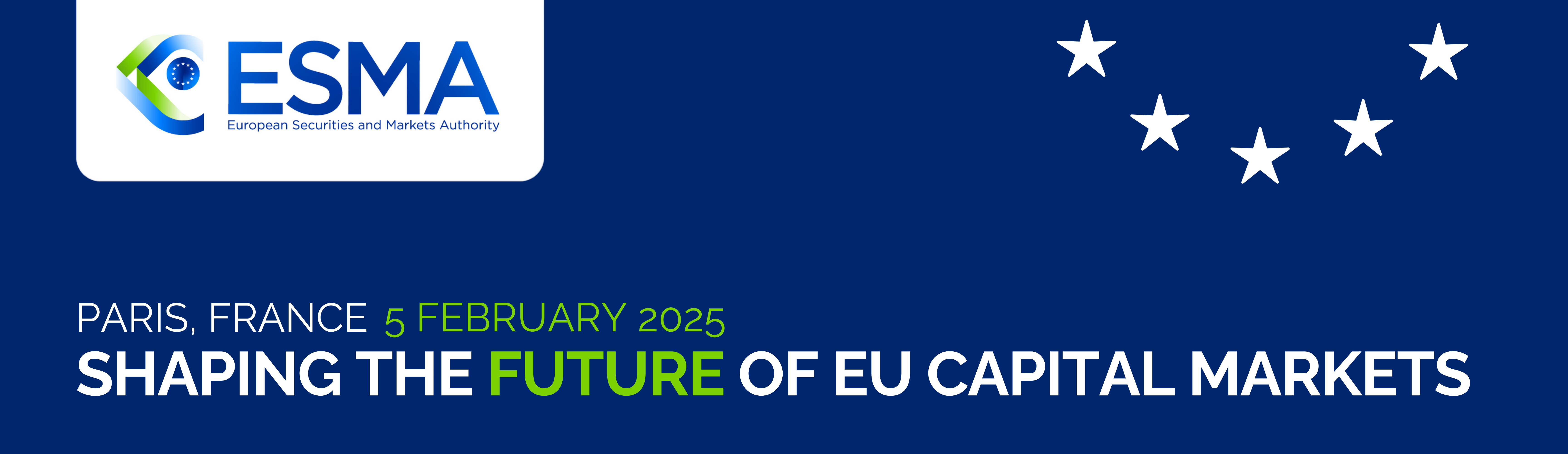 ESMA's Conference: Shaping the future of EU capital markets