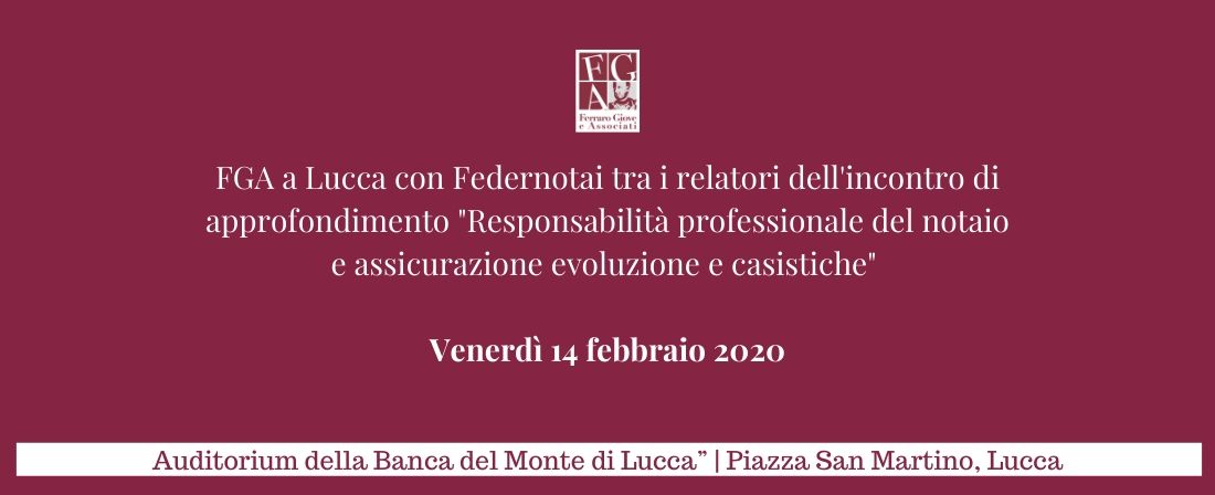 Responsabilita’ professionale del notaio e assicurazione evoluzione e casistiche