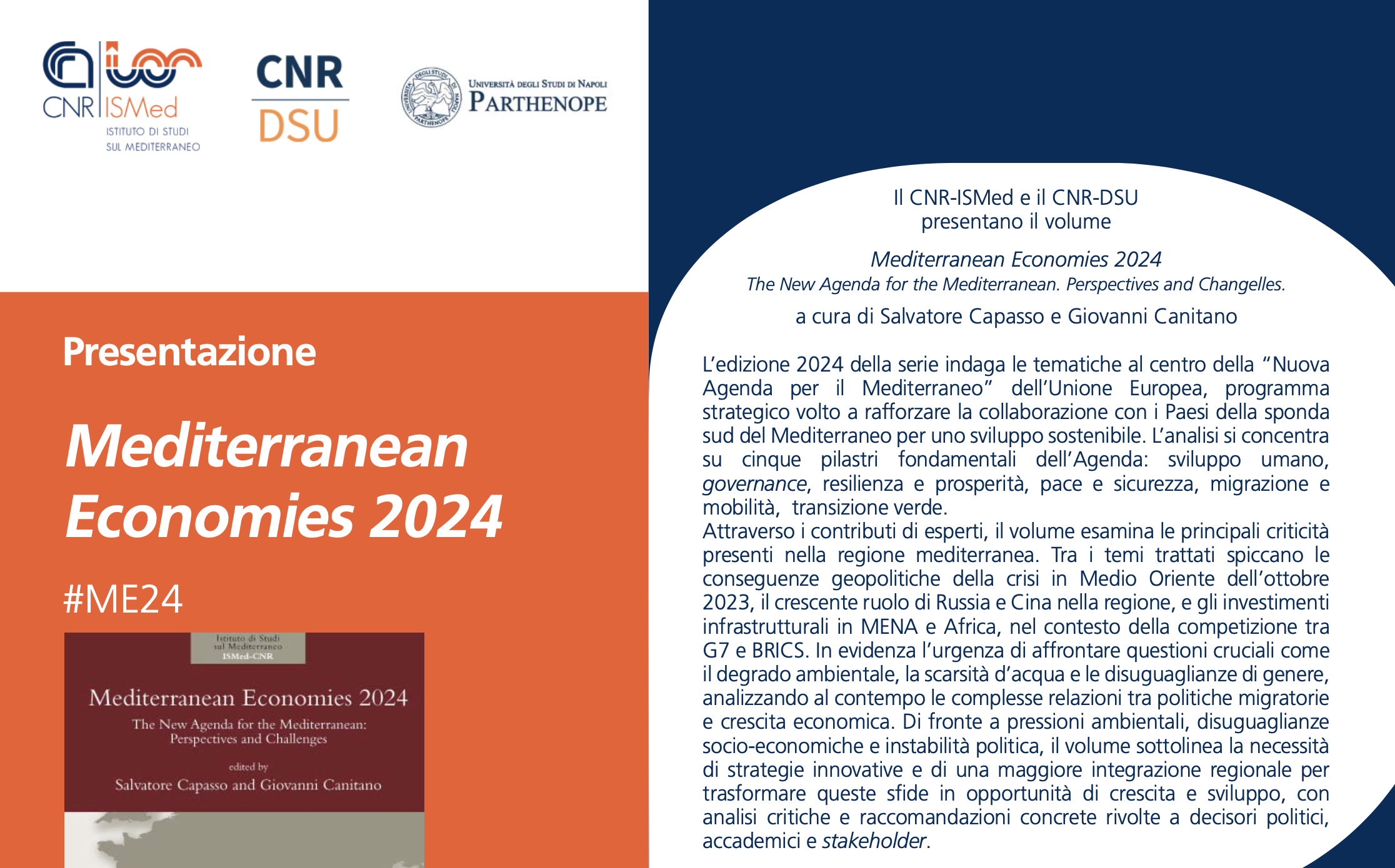 Mediterranean Economies 2024 - The New Agenda for the Mediterranean. Perspectives and Changelles