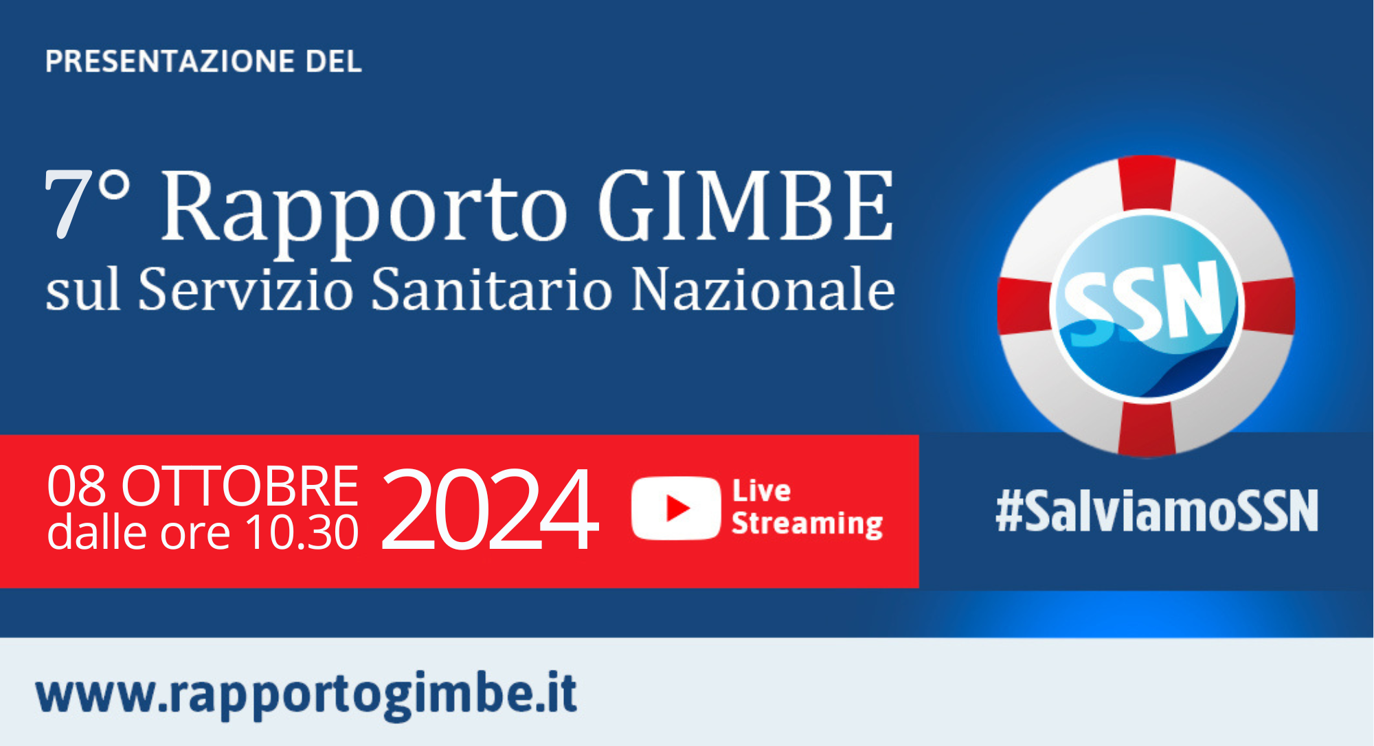 Presentazione del Rapporto GIMBE sul Servizio Sanitario Nazionale