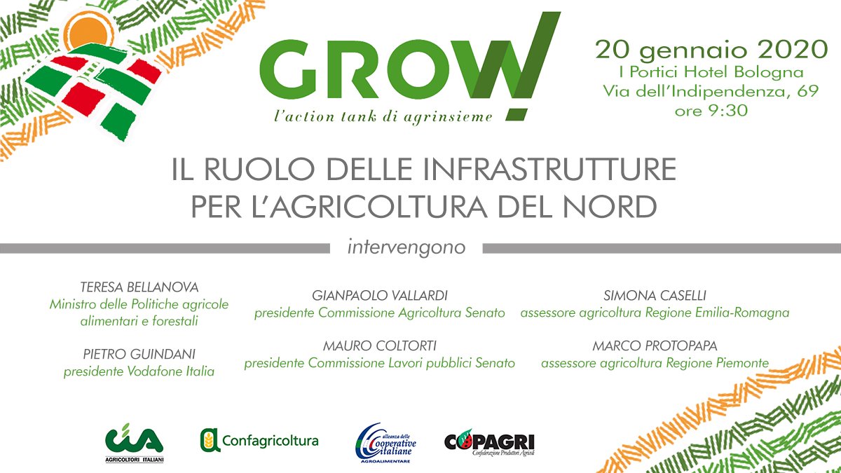 Grow! Il ruolo delle infrastrutture per l’agricoltura del Nord