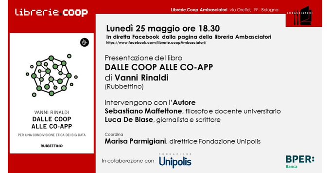 Presentazione del libro: "Dalle Coop alle Co-app"