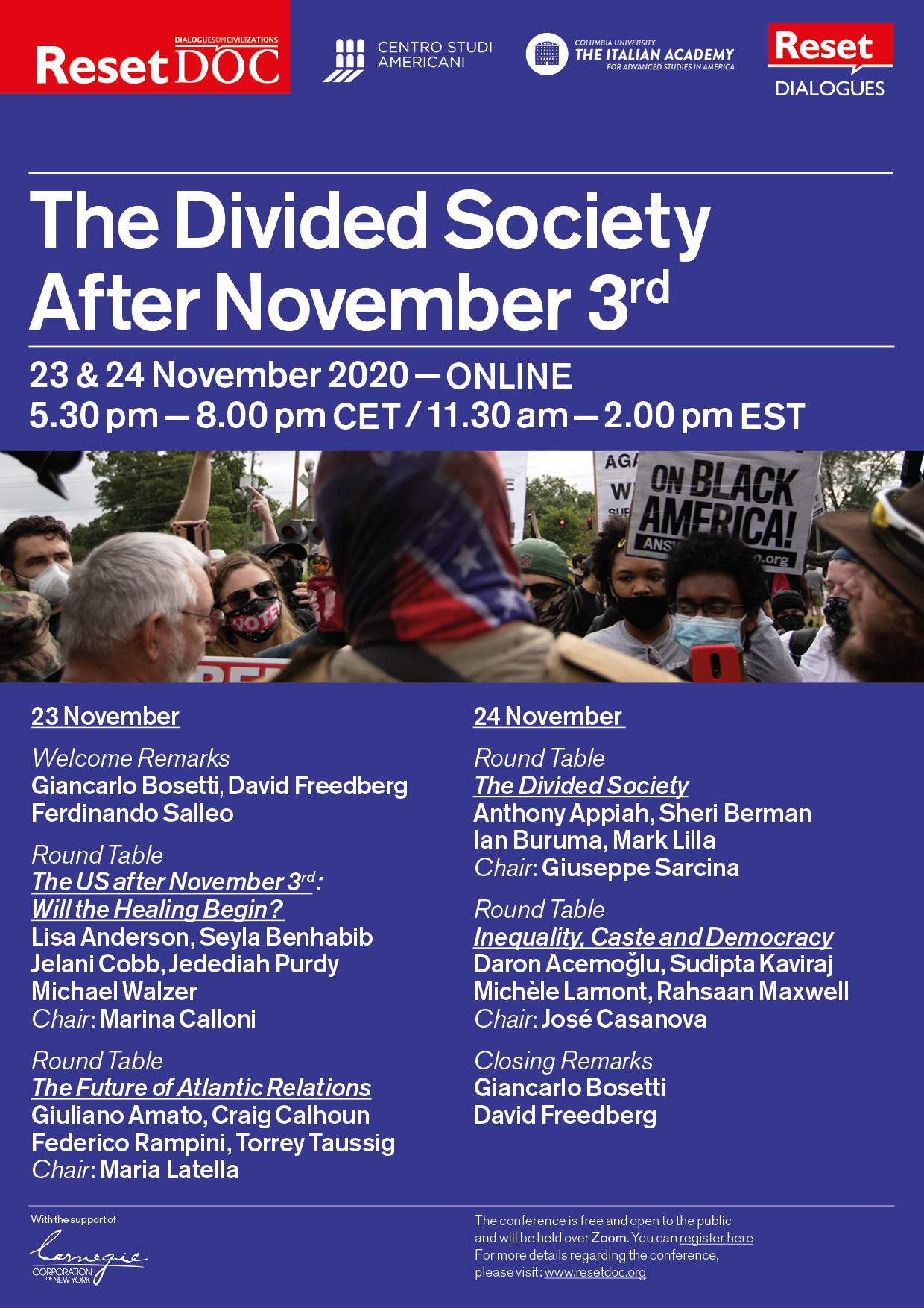 The Divided Society after 3 November 