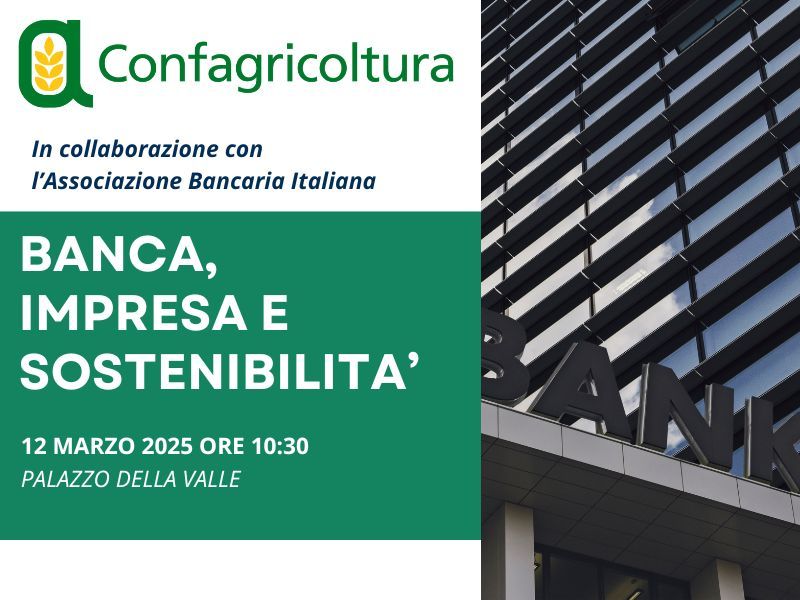 Banca, impresa e sostenibilità