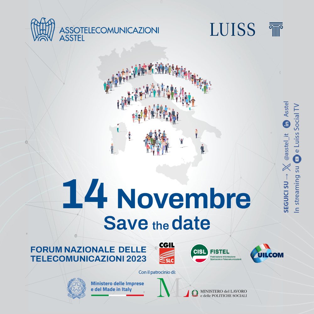 Connessi per l'Italia - Forum Nazionale delle Telecomunicazioni 2023