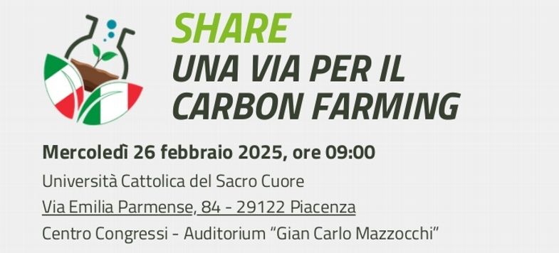 SHARE - Una via per il carbon farming