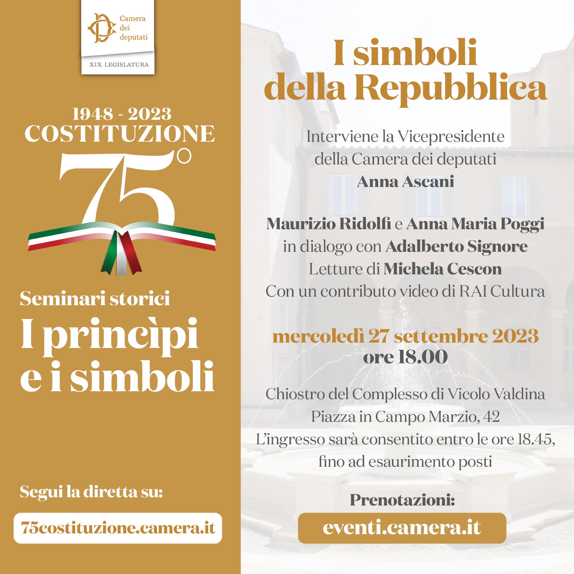 I simboli della Repubblica
