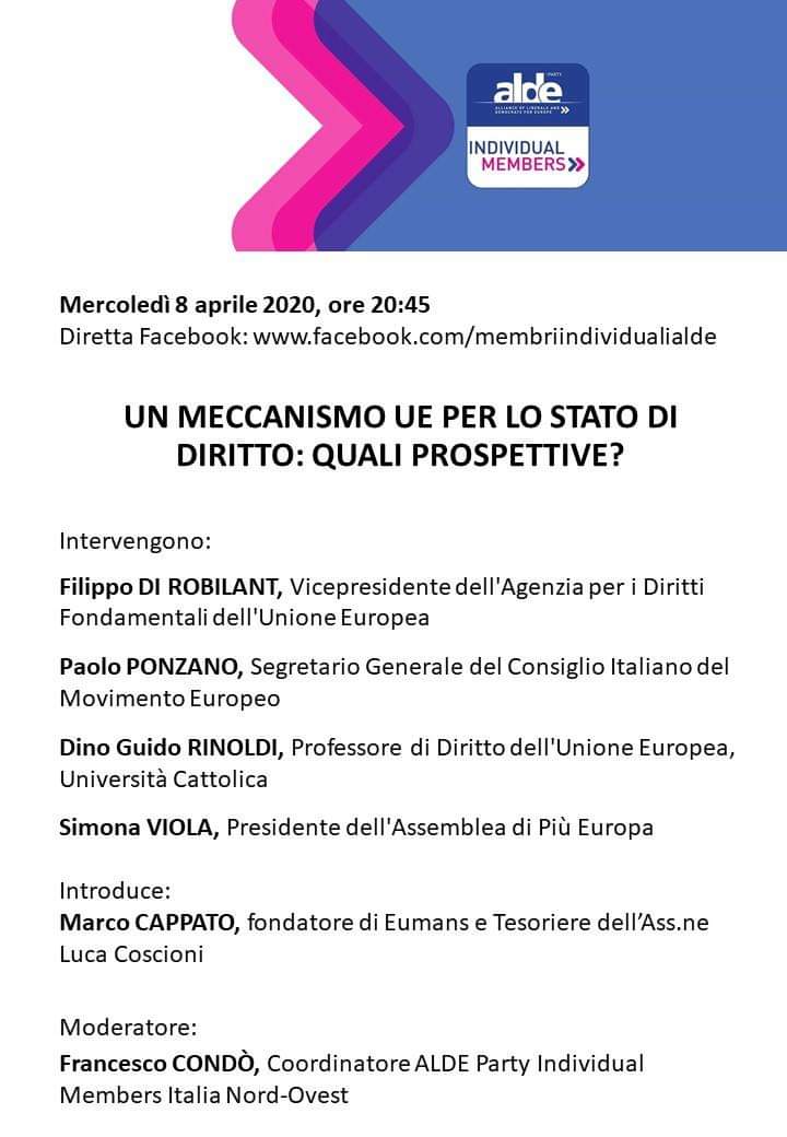 Un meccanismo UE per lo Stato di diritto: quali prospettive?